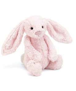 jellycat bashful bunny pink 31 cm voorkant Sassefras Meisjes Speelgoed