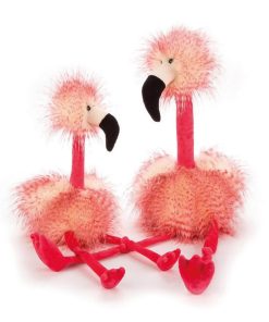 flora flamingo van jellycat groot en klein Sassefras Meisjes Speelgoed
