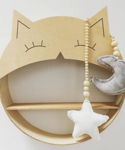 wandkastje in de vorm van een kat Sassefras