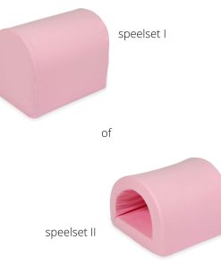 roze foam speelset verschil tussen set I en II Sassefras