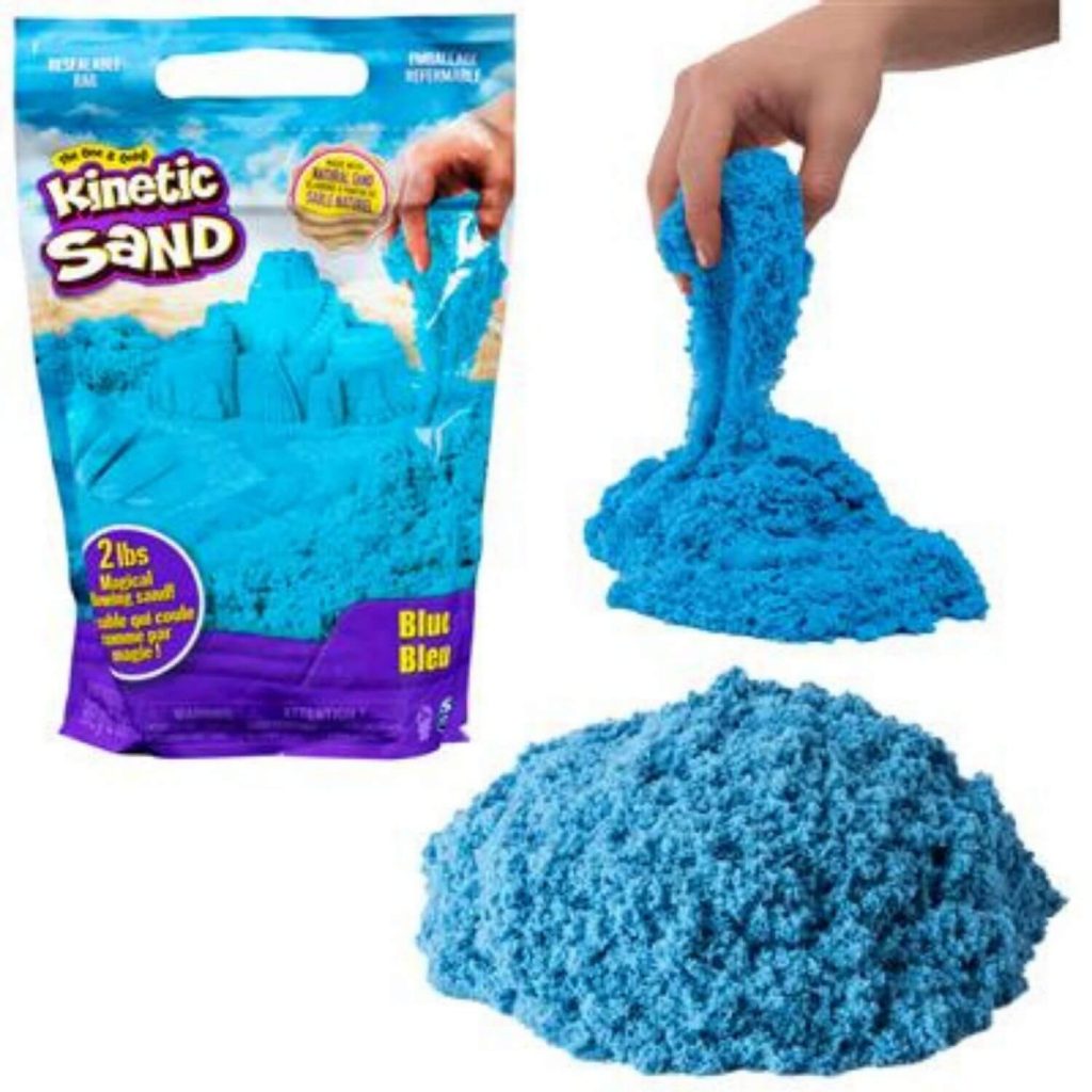 kinetisch zand blauw
